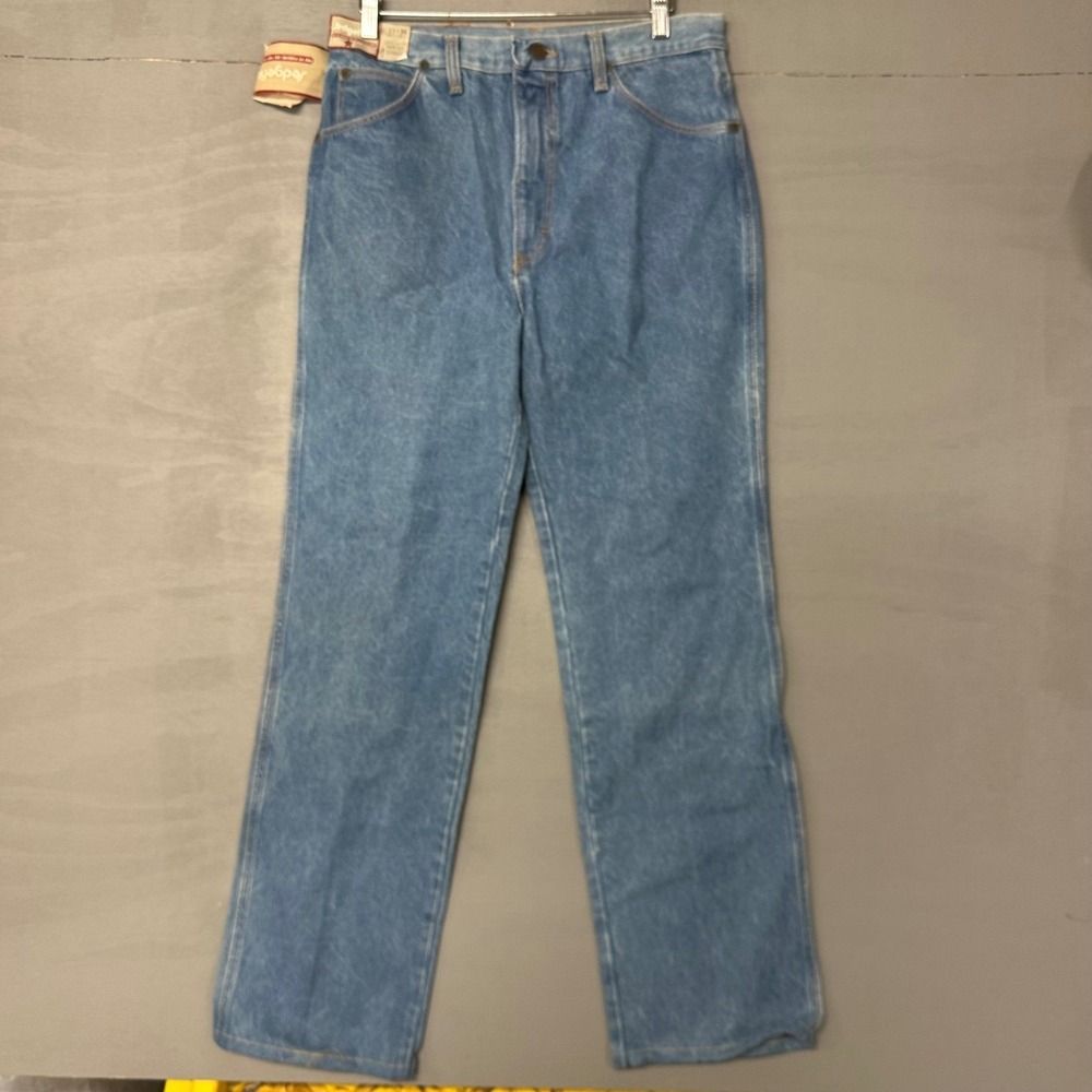 Vintage Sedgefield Jeans Mens‎ 33x34 Light Wash Straight Leg Deadstock NWT